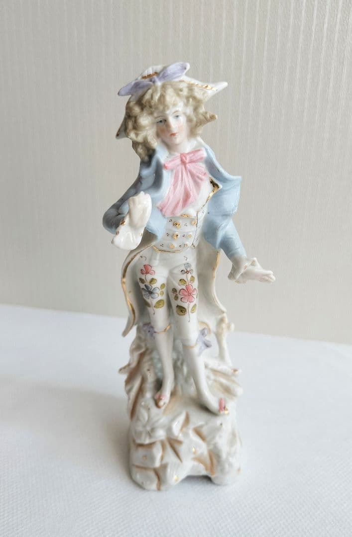 アンティーク ペア フィギュリン