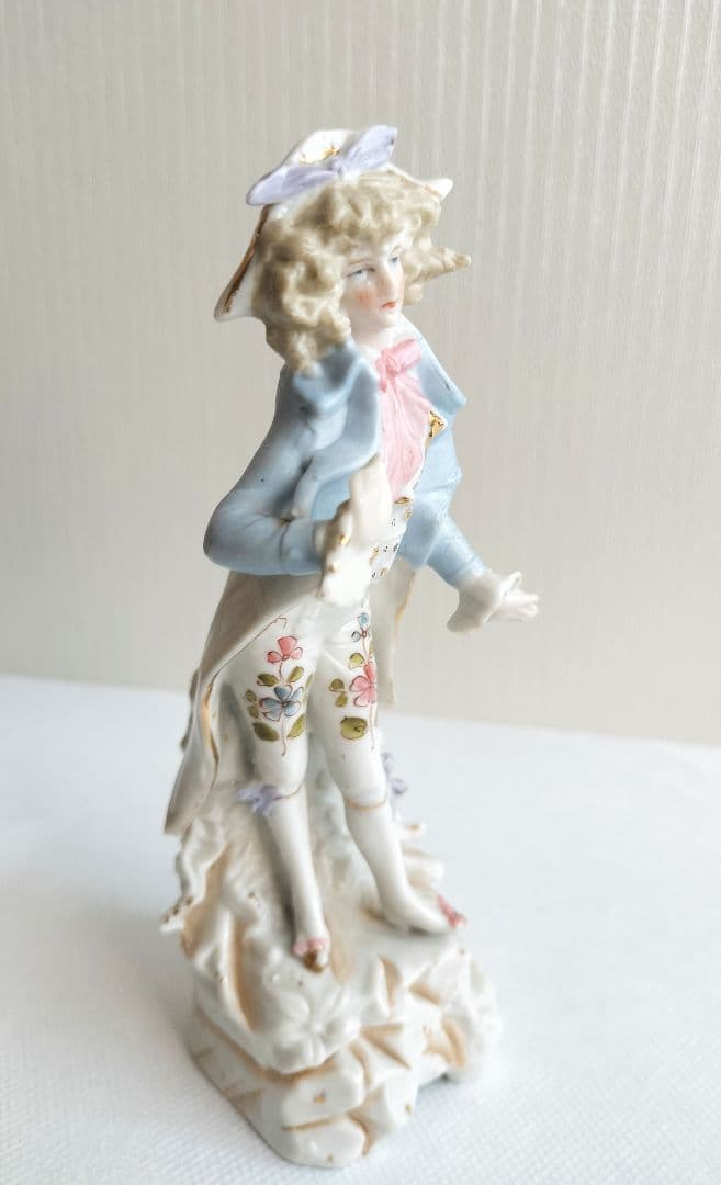 アンティーク ペア フィギュリン