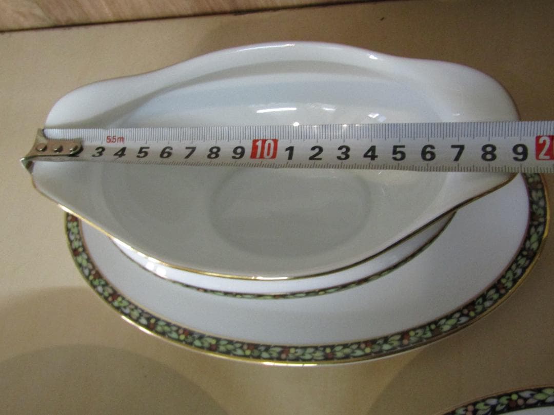 オールドノリタケ　グレイビーポートとカレー皿　3点セット　希少品　アンティーク