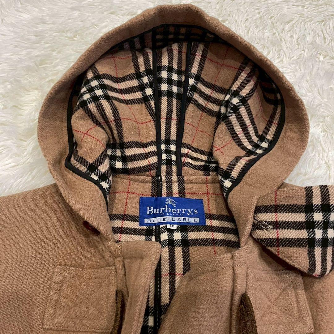 田中　バーバリーブルーレーベル ノバチェック ダッフルコート