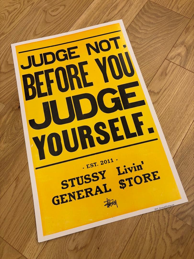 stussy livin' general store ポスター　ステューシー