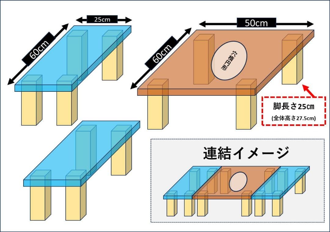 〘ソーラー441〙オーダー キャンプ用テーブル