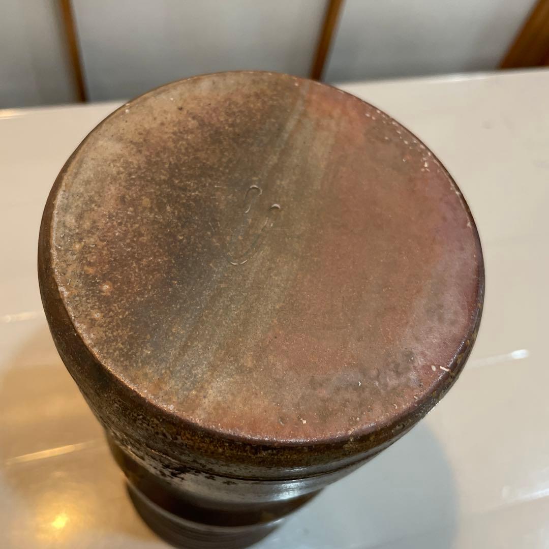 備前焼 陶向 山根彰正 花瓶 人間国宝弟子