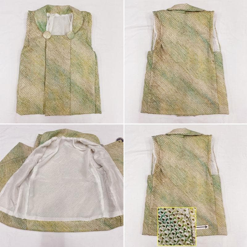 511ab9◎七五三 三歳 男の子 セミアンティーク着物&被布&長襦袢 黒◎