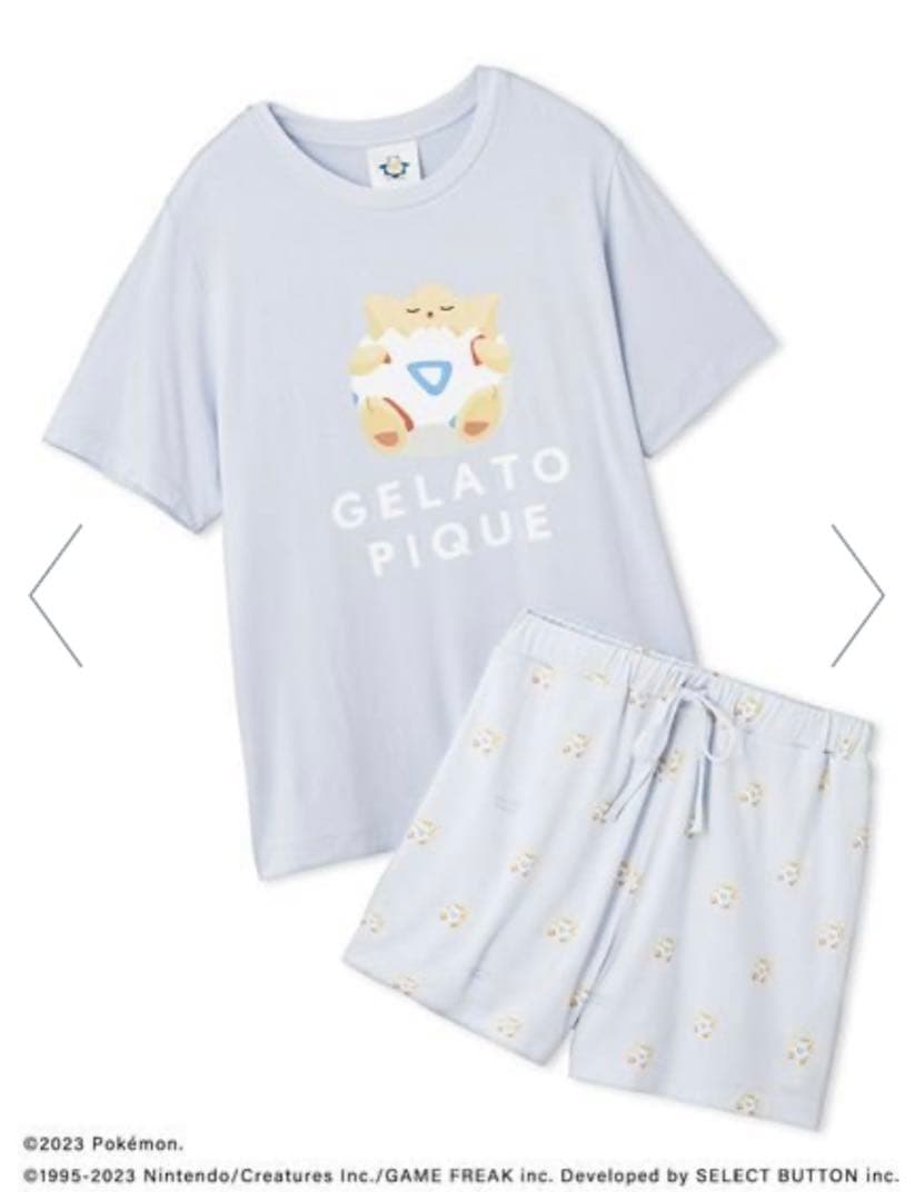 【ポケモンスリープ】接触冷感プリントセット　パジャマ　【ジェラピケ】