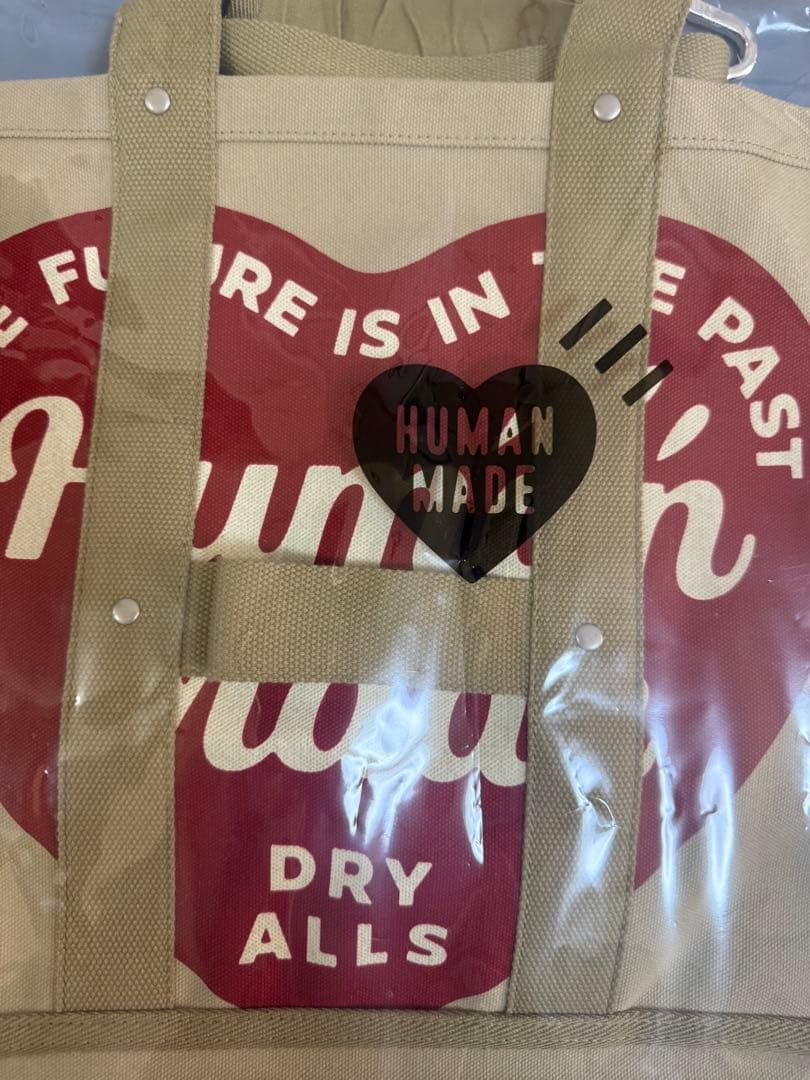 バッグ 2025AW HUMAN MADE TOTE BAG BEIGE