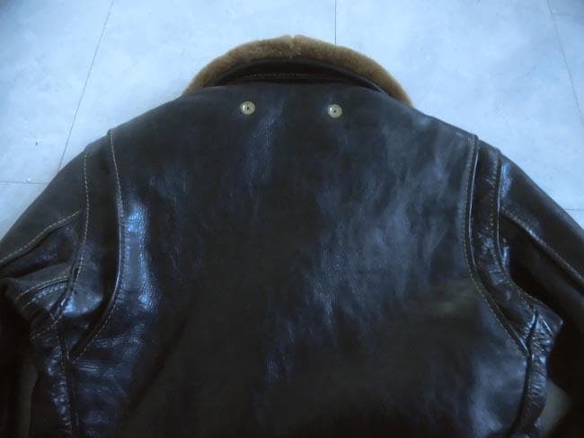 美品 POWWOW 襟ムートン Dポケット レザー ダブルライダースジャケット