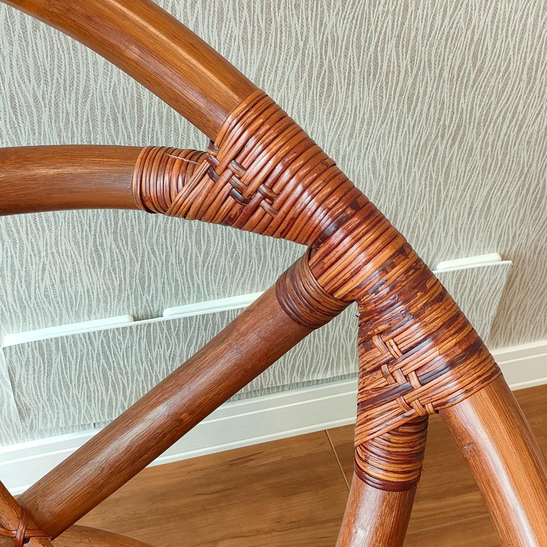 ラタン　ロッキングチェア　回転椅子　曲木椅子　パーソナルチェア