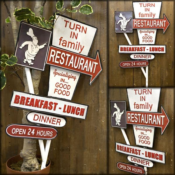 要問い合わせ♥️アメ車好きならたまらない♥️ブリキ看板　アメリカン雑貨　６種