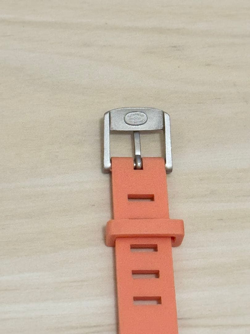 CHANEL シャネル　オレンジ ラバー　ブレスレット