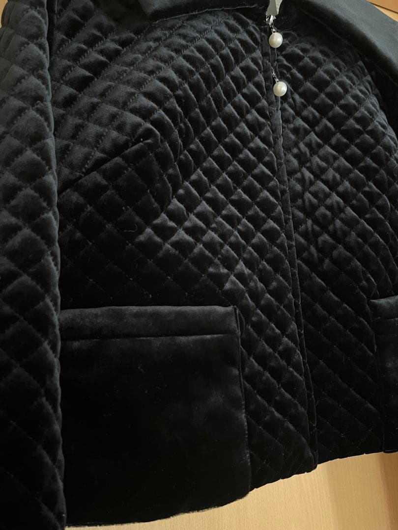 未使用品♡Reneルネ2025♡Velour Hoodie Jacket