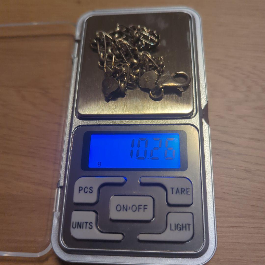 ヴィンテージ シルバー925 カニカン式 ブレスレット 約20cm イタリア製