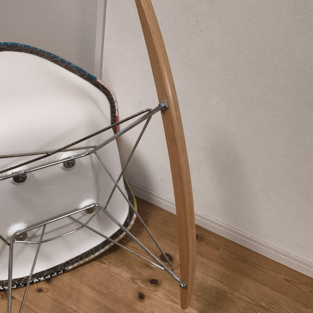 ロッキングアームシェルチェア　リプロダクト　パッチワーク