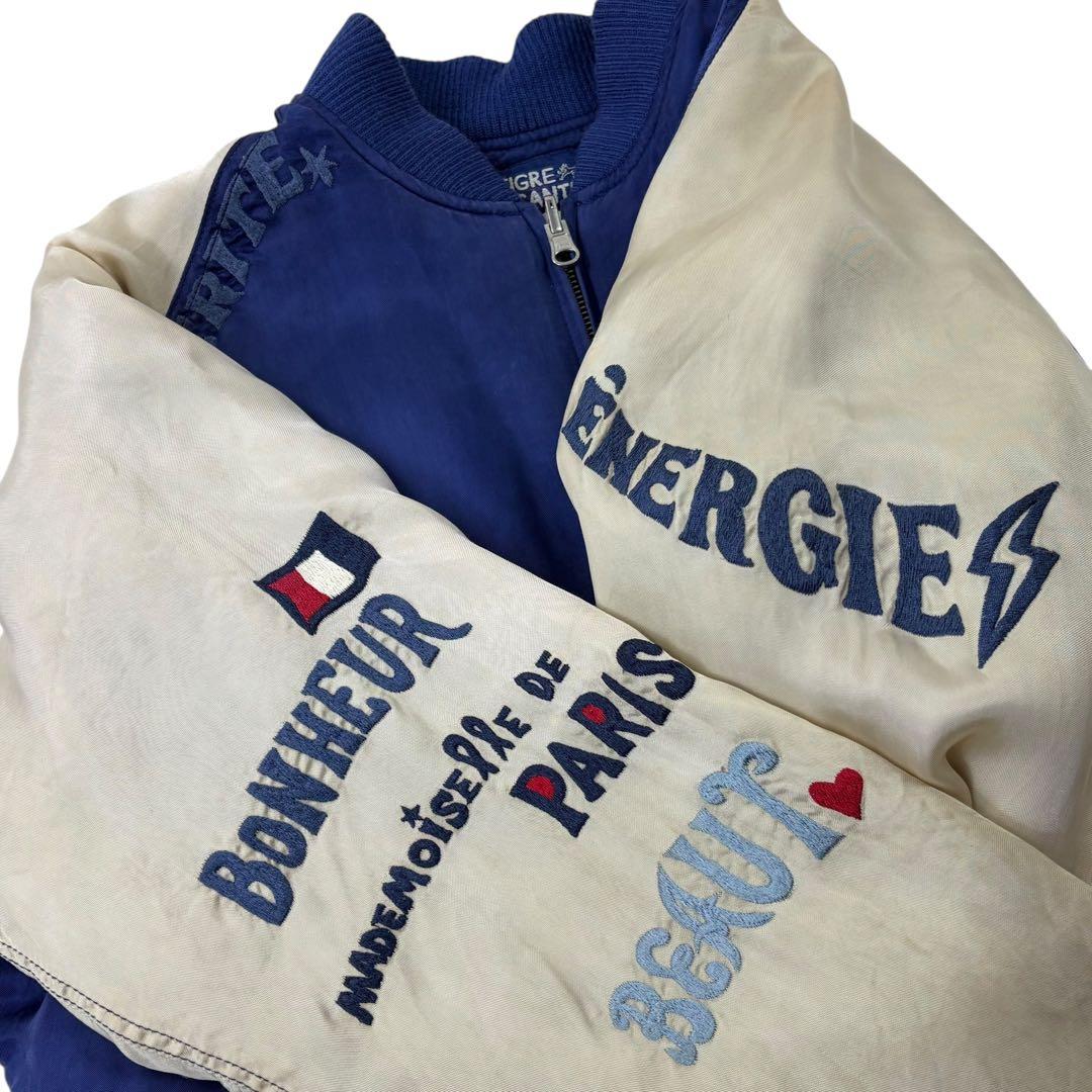 TIGRE BROCANTE スカジャン 風神 雷神 凱旋門 花火　L