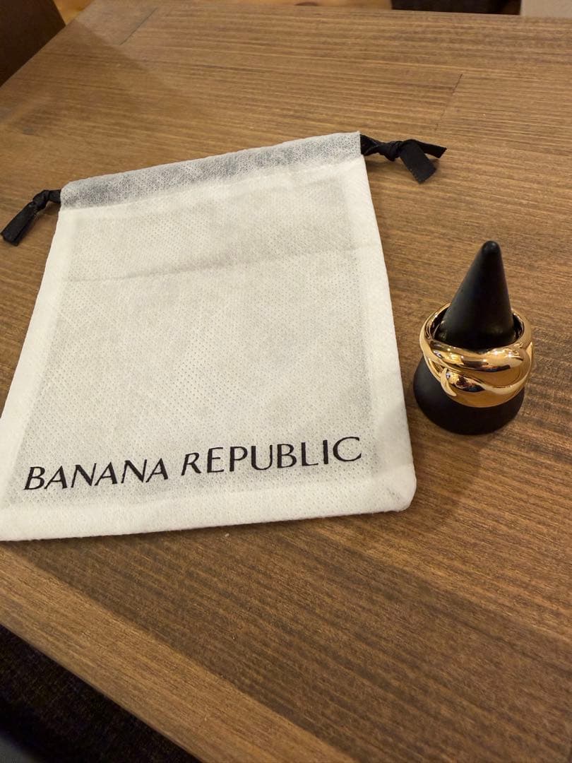 値下げ！BANANA REPUBLIC リング ゴールド 岸優太さん着用