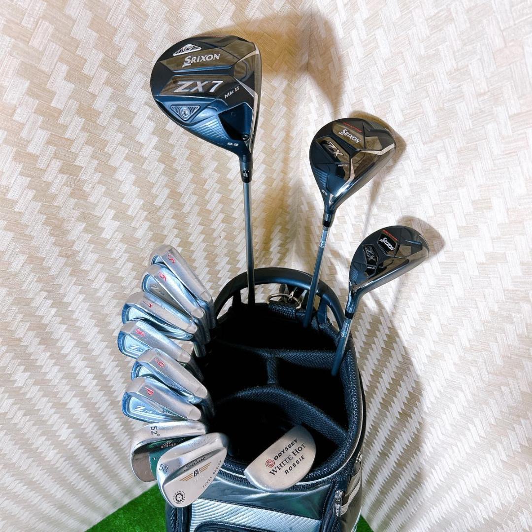 良品 スリクソン ZX7 MK II メンズ　ゴルフ 12本　セット S 初心者