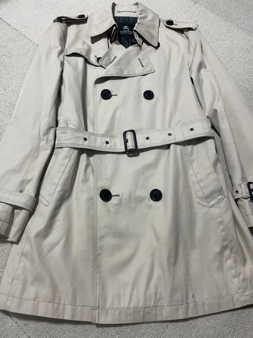 Burberryブラックレーベル　ベージュ トレンチコート ノバチェック