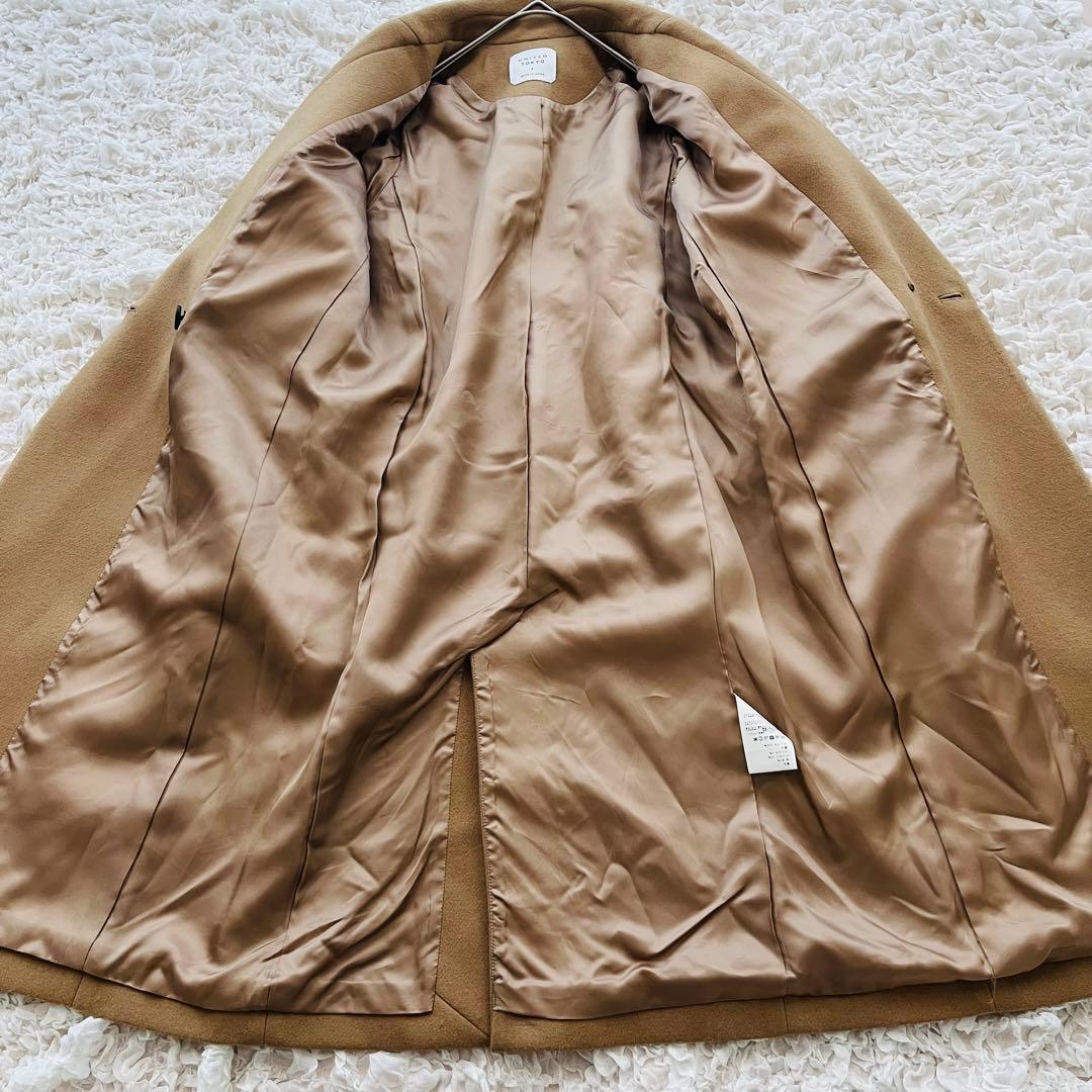 美品 UNITED TOKYO カシミヤ混チェスターコート 2 ロングコート M