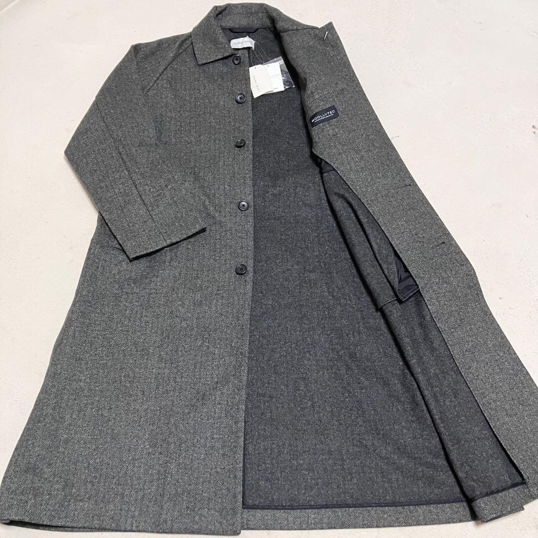 【新品タグ付き】　グローバルワーク　MBコラボ　ウーリーテック　ロングコート　L