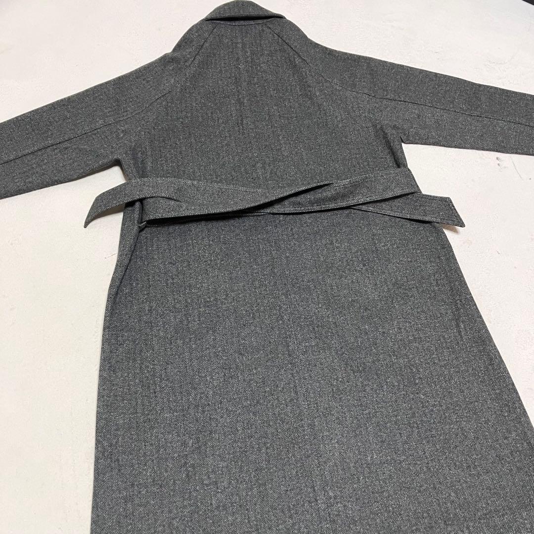 【新品タグ付き】　グローバルワーク　MBコラボ　ウーリーテック　ロングコート　L