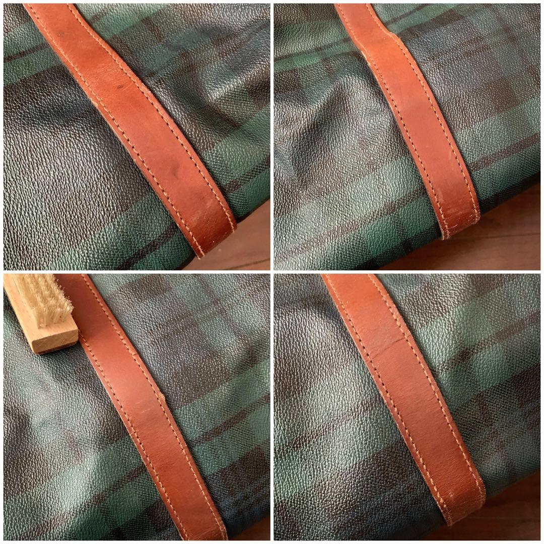 ラルフローレン ボストンバッグ 旅行用 南京錠 ブラシ ネームタグ付