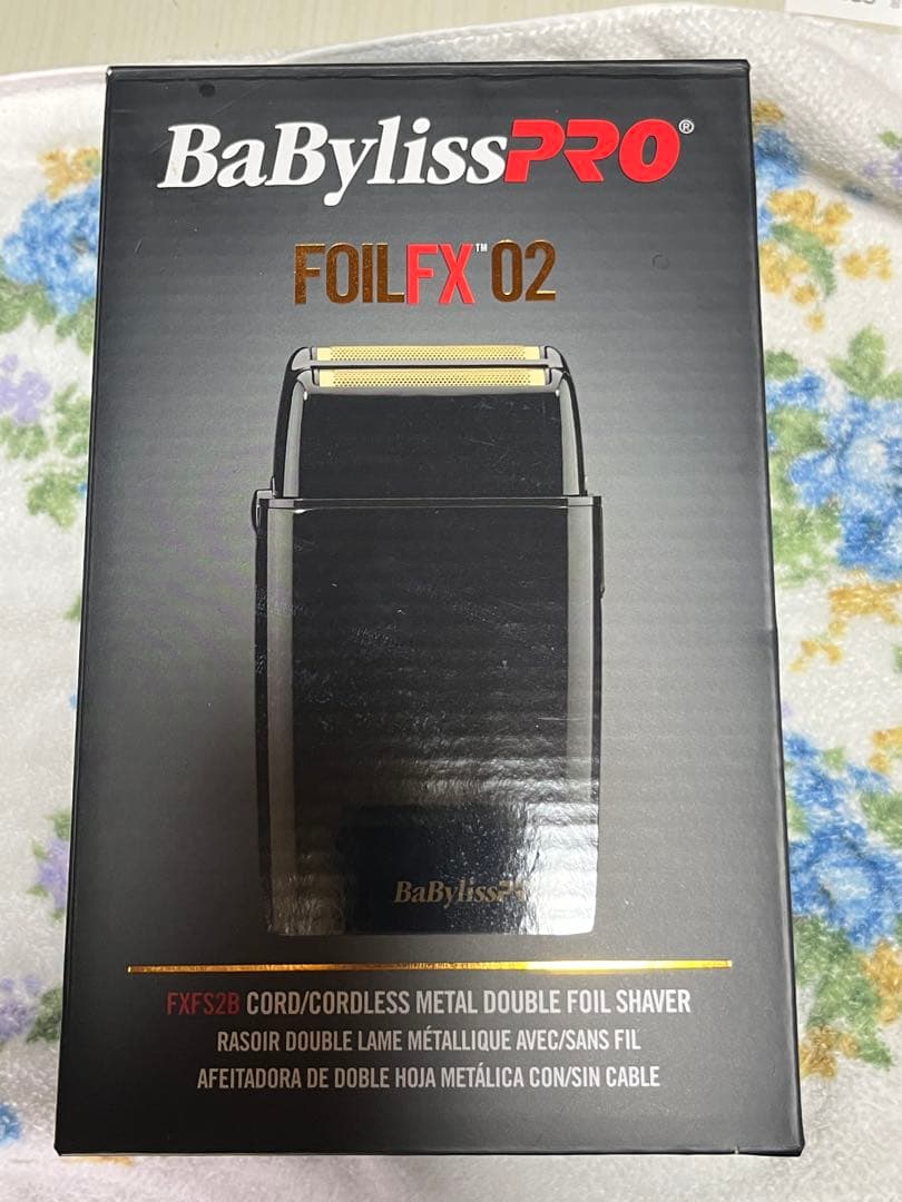 【希少】BaBylissPRO FOILFX02 ダブルフォイルシェーバー