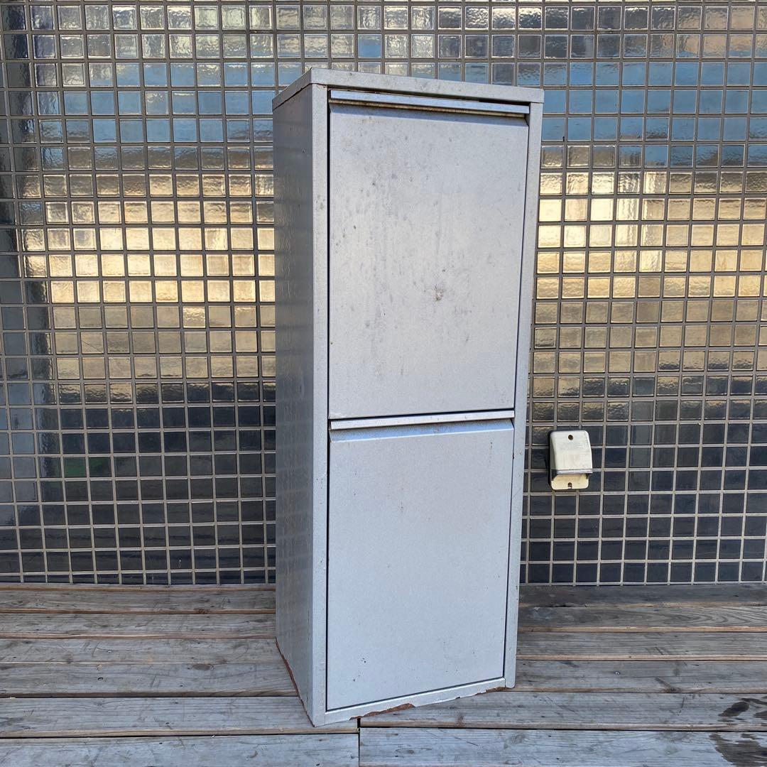 イタリア製 DOTTUS 二段ダストボックス インダストリアル メタル ゴミ箱