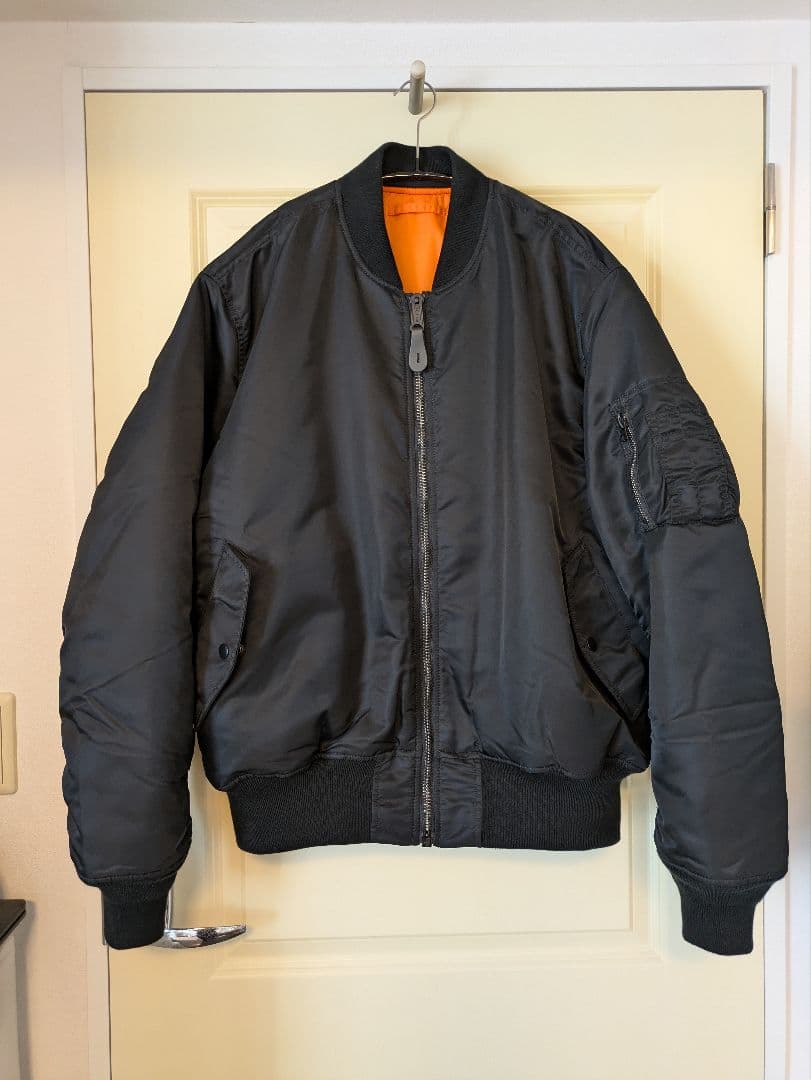 Valley Apparel バレイアパレル MA-1 ブラックXL 美品