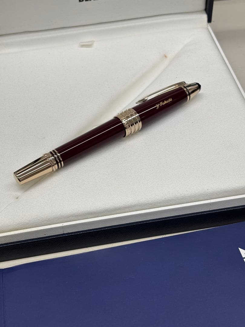 B5583【未使用】JFKモンブラン4810　万年筆　ペン先14Kイニシャルあり