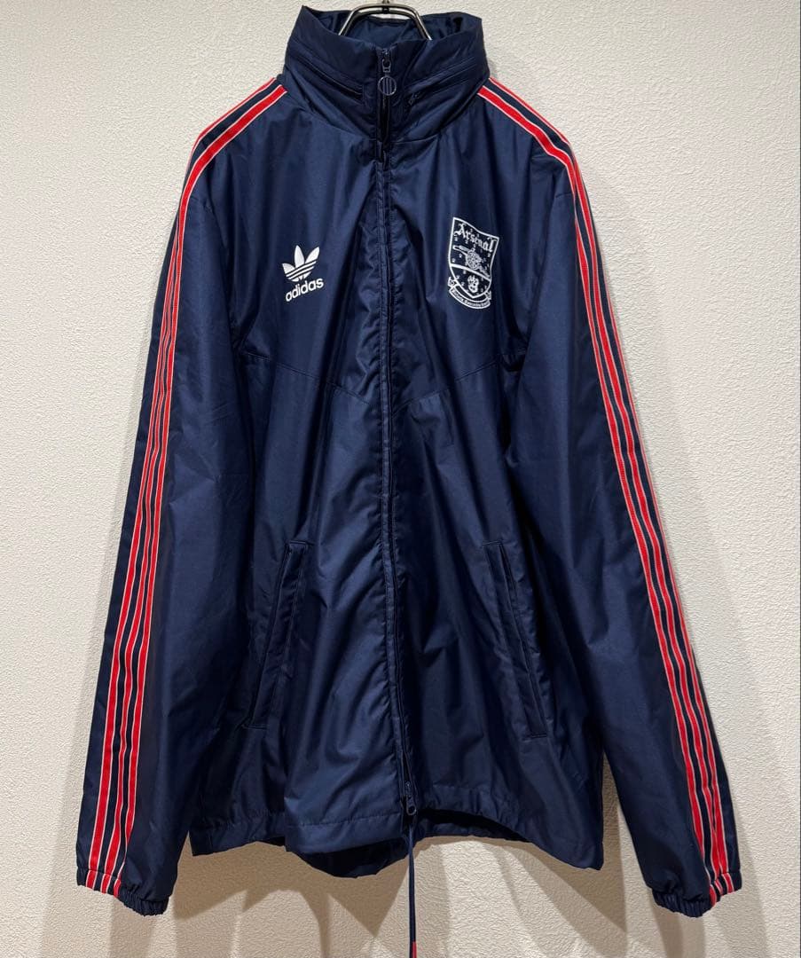 タグ付未使用 アディダスオリジナルス アーセナルFC レインジャケット フーディ