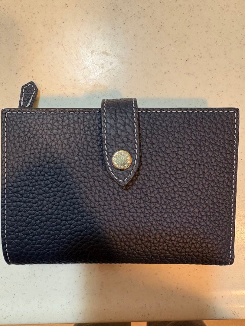 BONAVENTURA 三つ折り財布 ネイビー　本日のみの販売