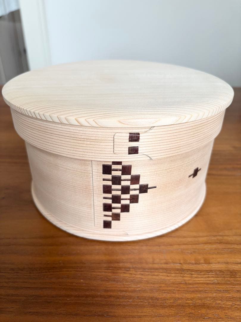 【新品未使用品】おひつ　杉　自然素材　柴田慶信商店　ごはん　七寸　わっぱ