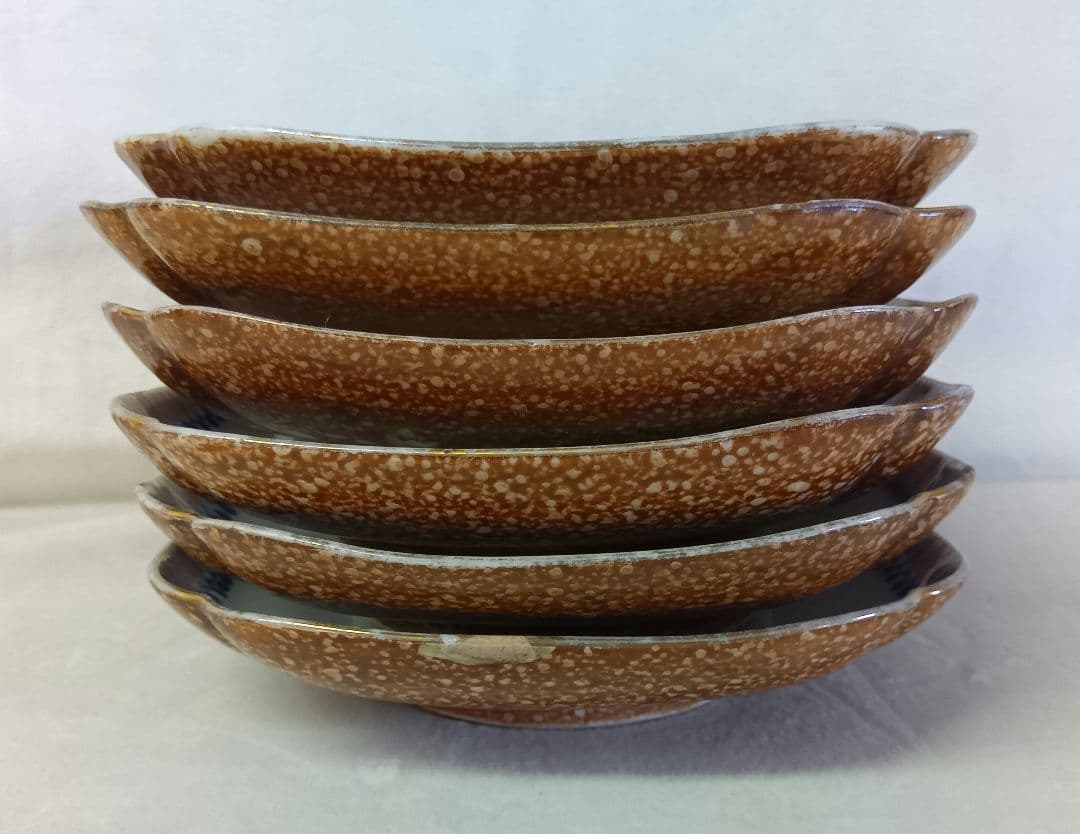 平戸嘉祥　角皿　三川内焼　祥山　高台小鉢　全12客セット　古美術　骨董　時代物