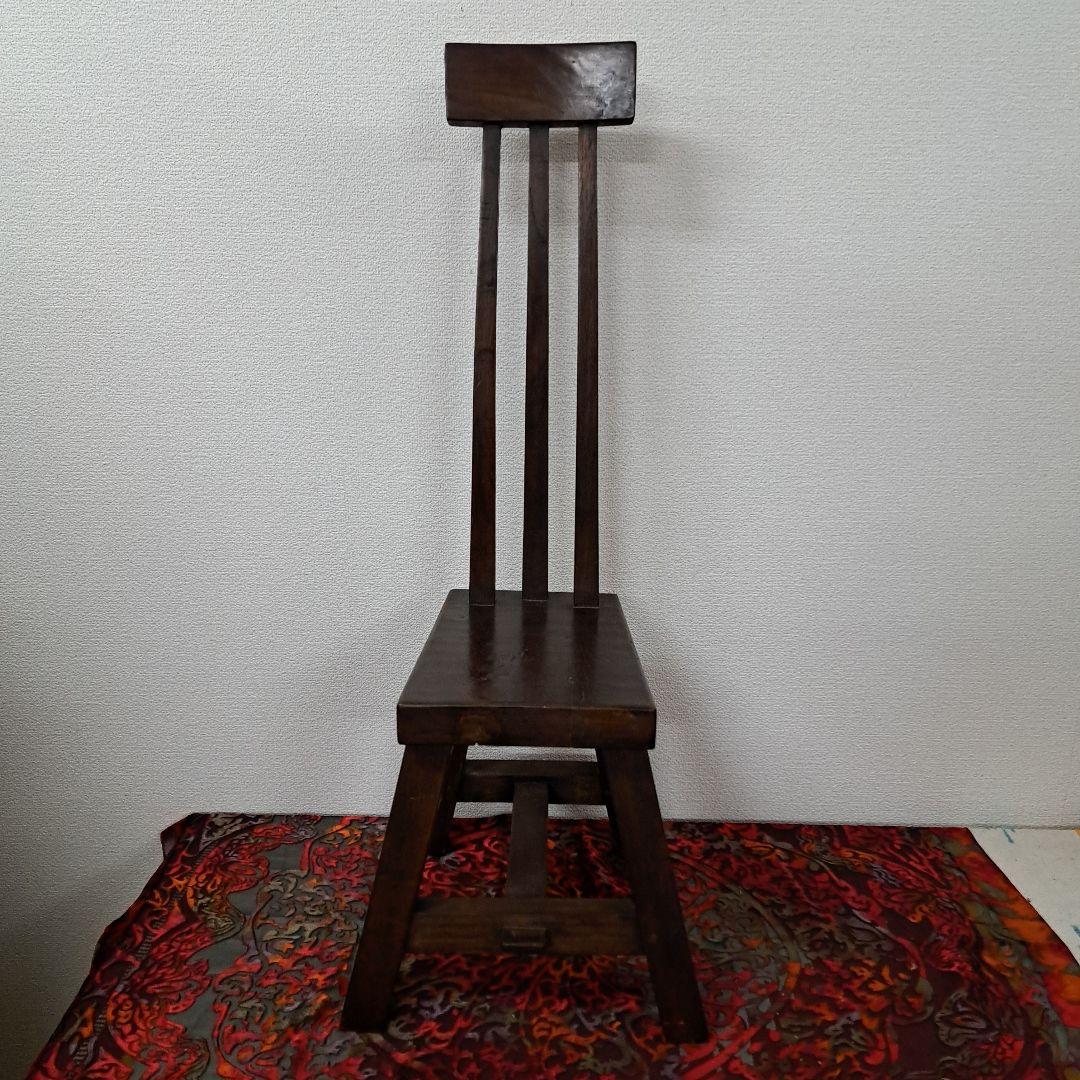 ♡古木の小椅子 花台 ♡