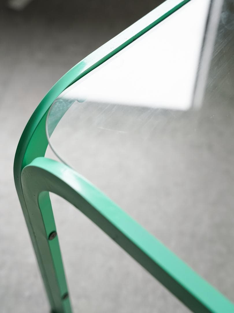 ポストモダン コーヒー ローテーブル ガラストップ 昭和レトロ モダン