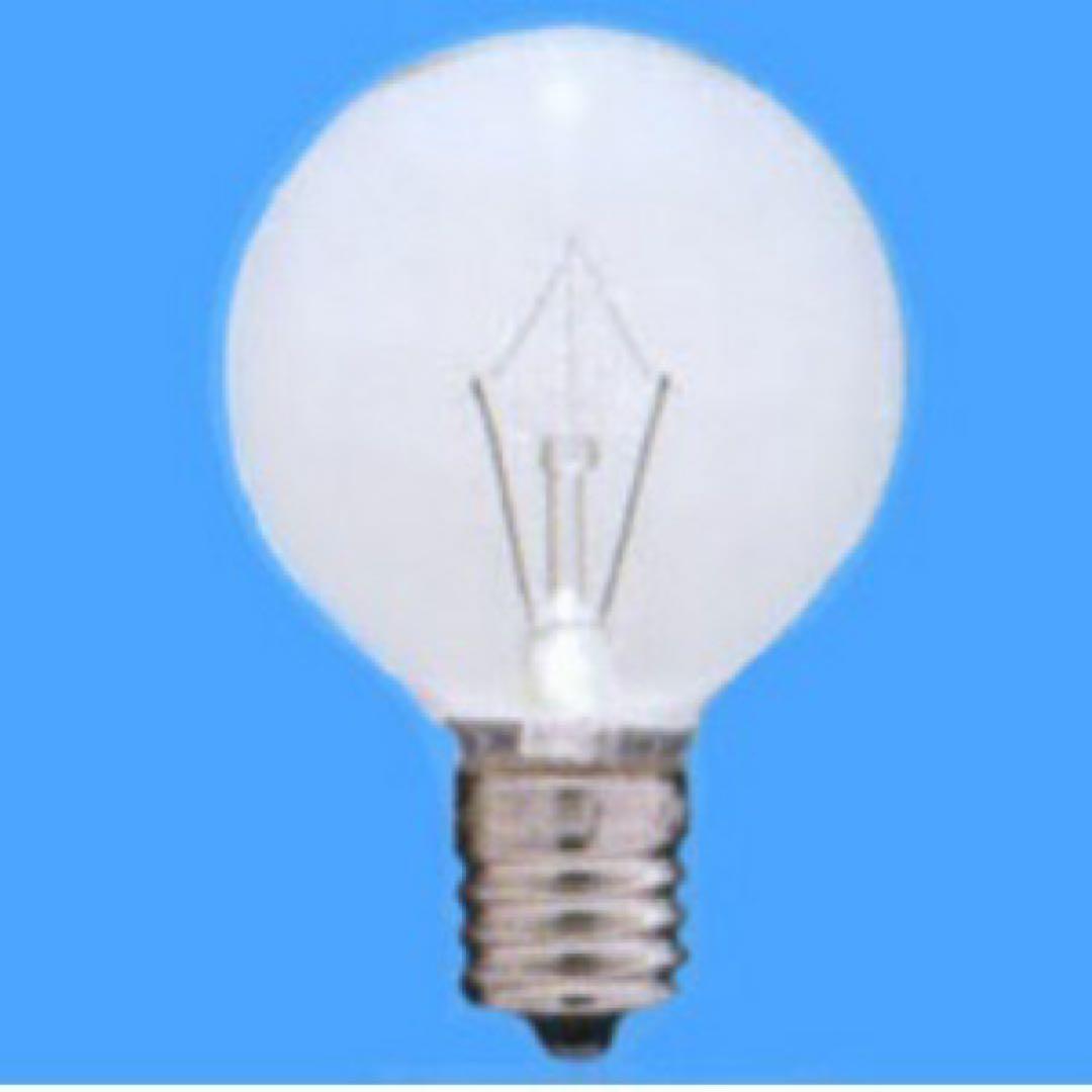 【未使用品】 G50 E12 110V-10W白熱電球 旭光電機 25個セット