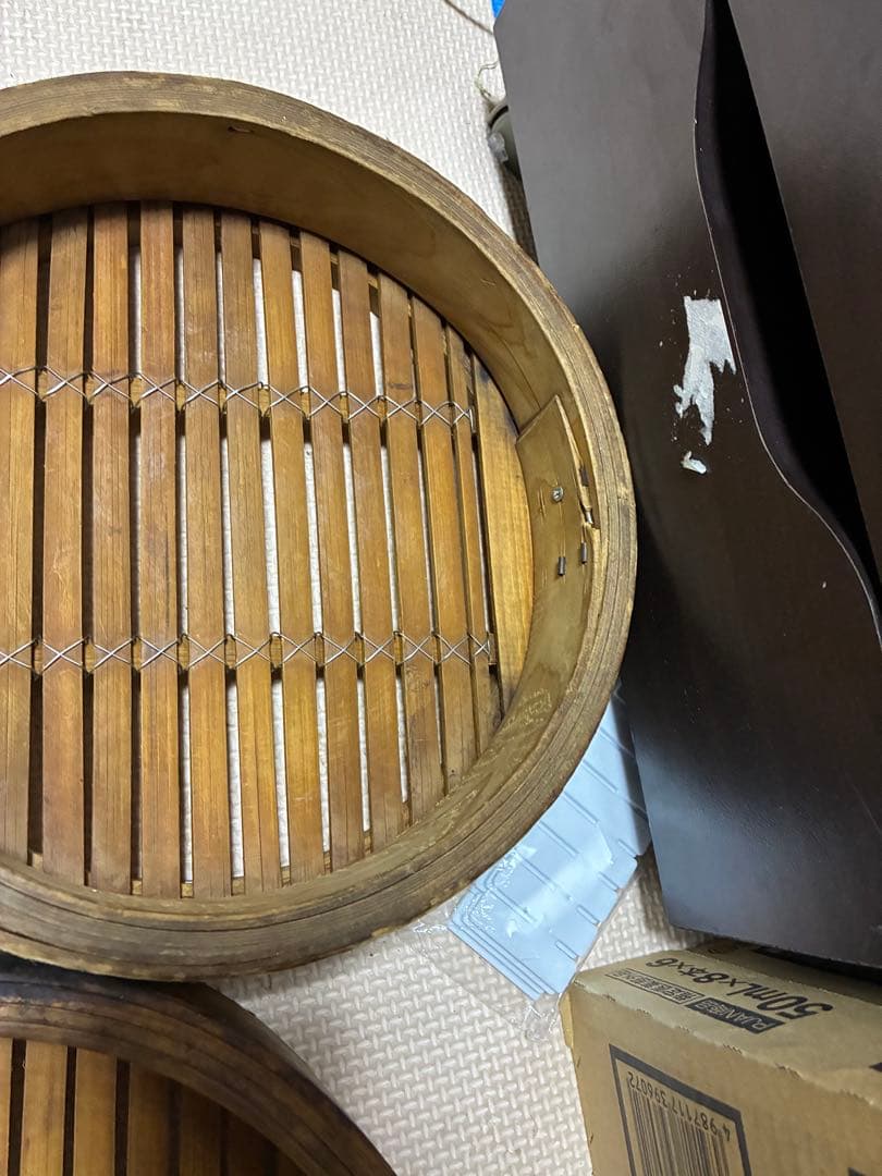 7個セットヒノキセイロ 檜セイロ 24cm かっぱ橋道具街購入 確かに1個3万円