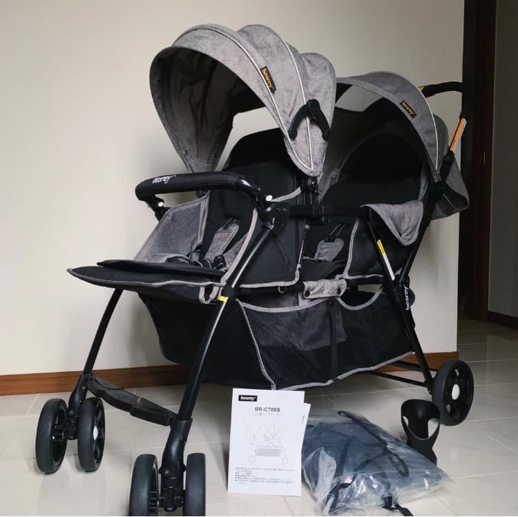 【♡美品♡】besrey 二人乗りベビーカー　BR-C708S⭐︎E