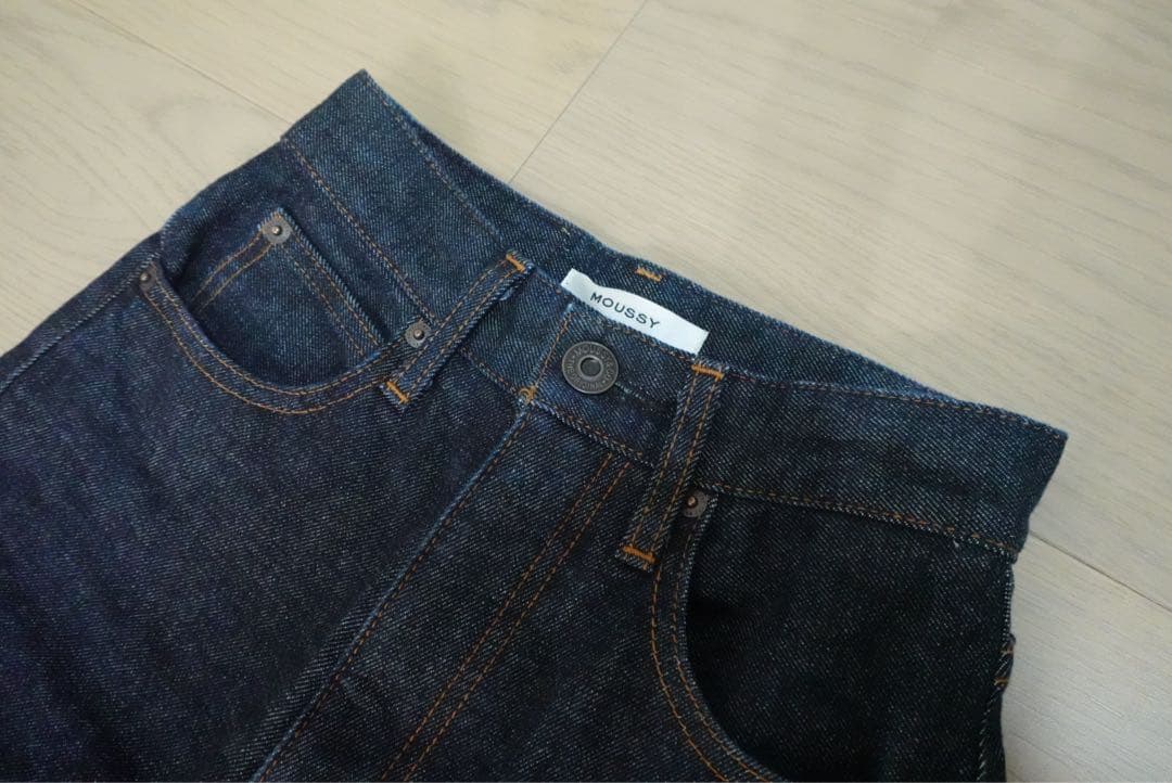 極美品 MOUSSY MVS FLARE フレア　ブーツカット　デニム　23