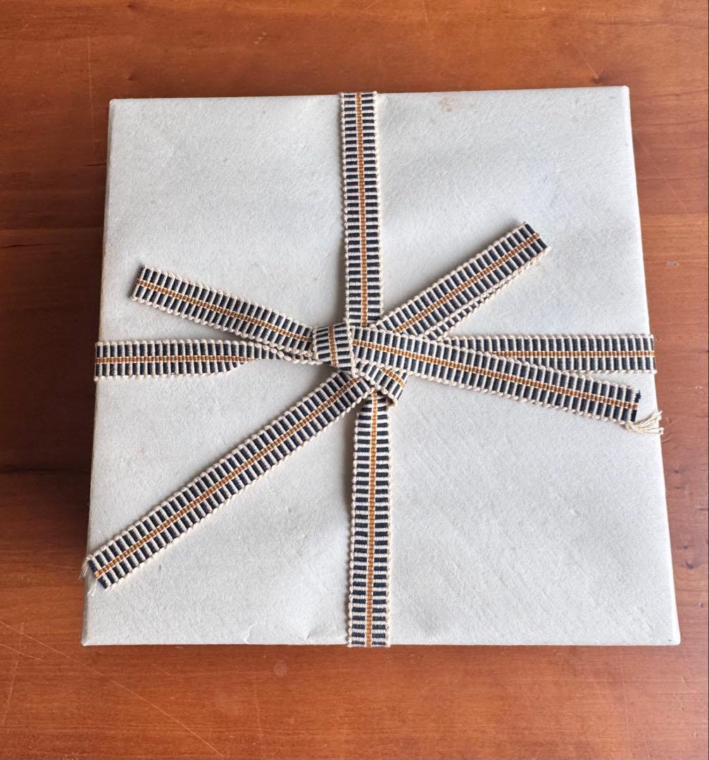 〈未使用木箱付〉廣永窯 赤絵多幸唐草小鉢 陶器 川喜田半泥子