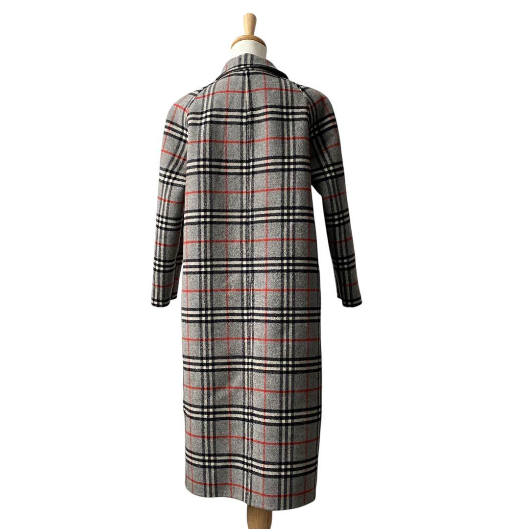 【極美品】 バーバリーズ ノバチェック リバーシブル コート ダブルフェイス L