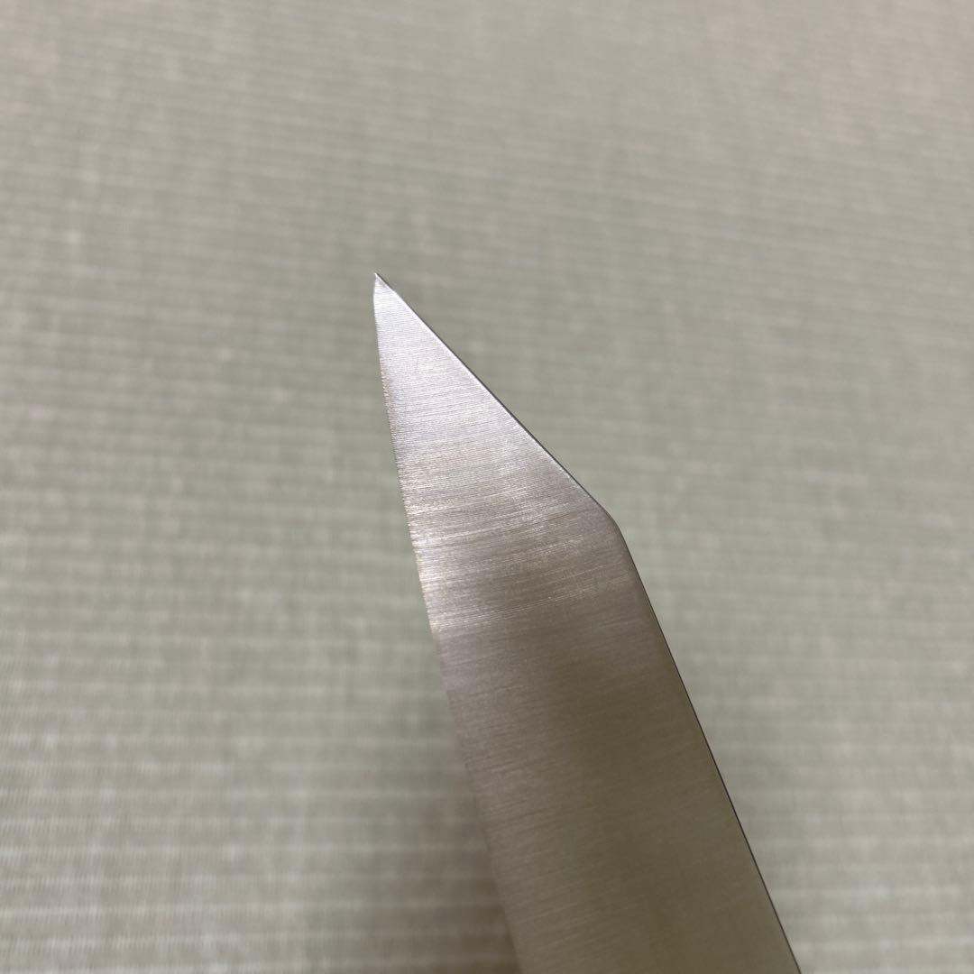 鏡面　切り付け　本焼　柳刃　包丁　和包丁　V金10号　鬼反り　黒檀八角柄