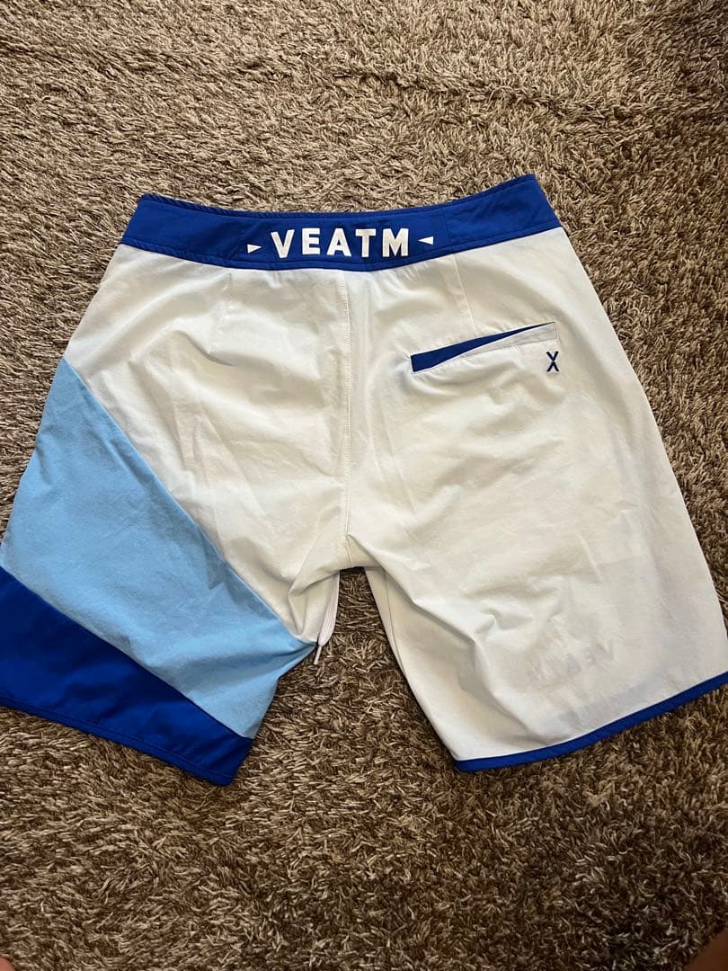 VEATM 水着 Mサイズ ホワイト/ブルー