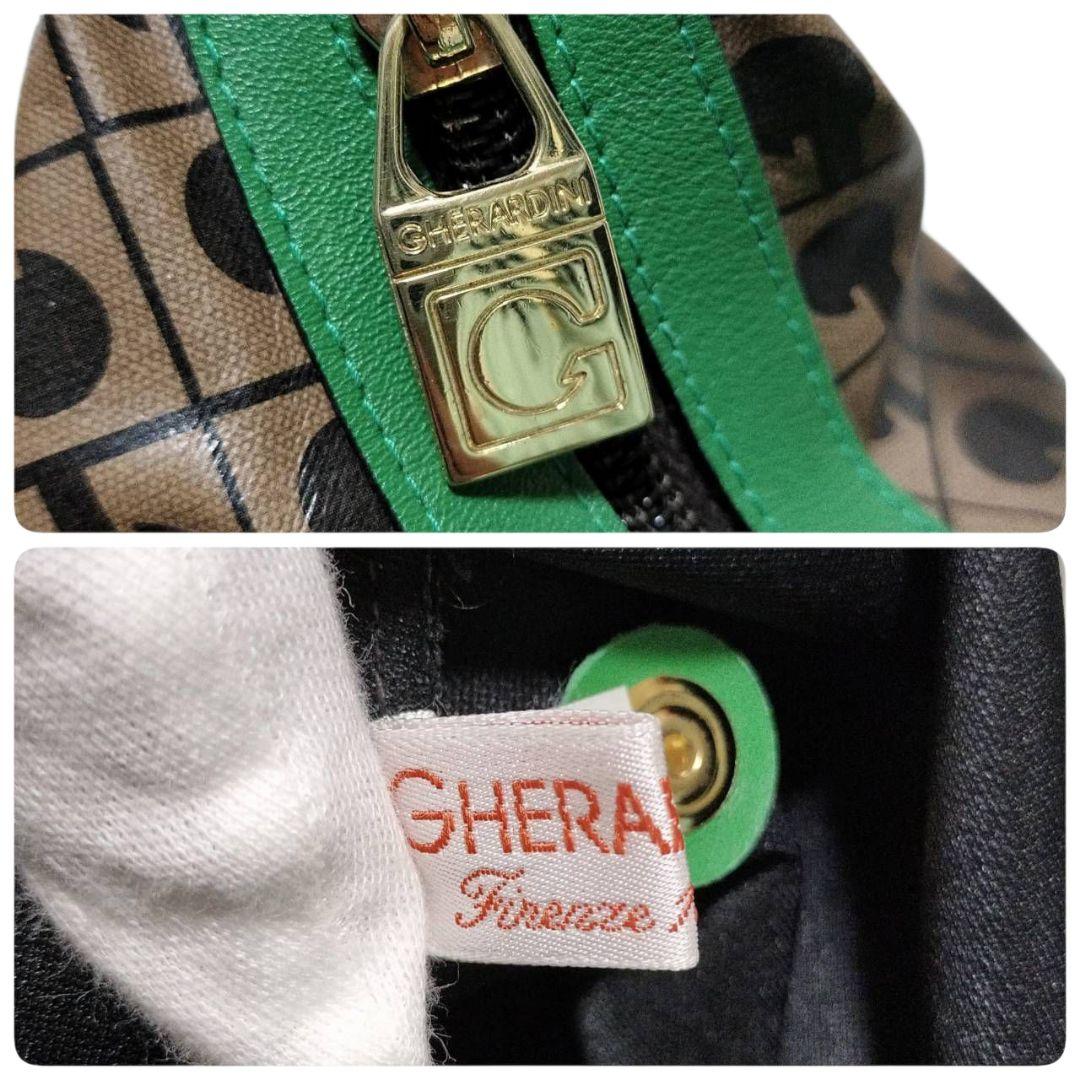 未使用級 ゲラルディーニ トートバック ワンショルダー ソフティ ハーフムーン