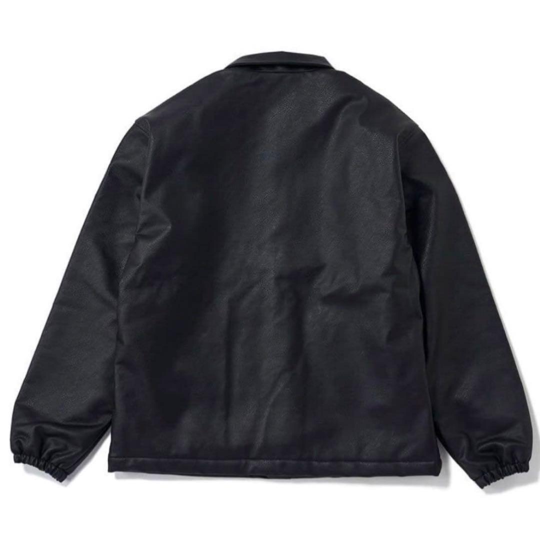 XLサイズ ROLLER FAKE LEATHER COACH JACKET