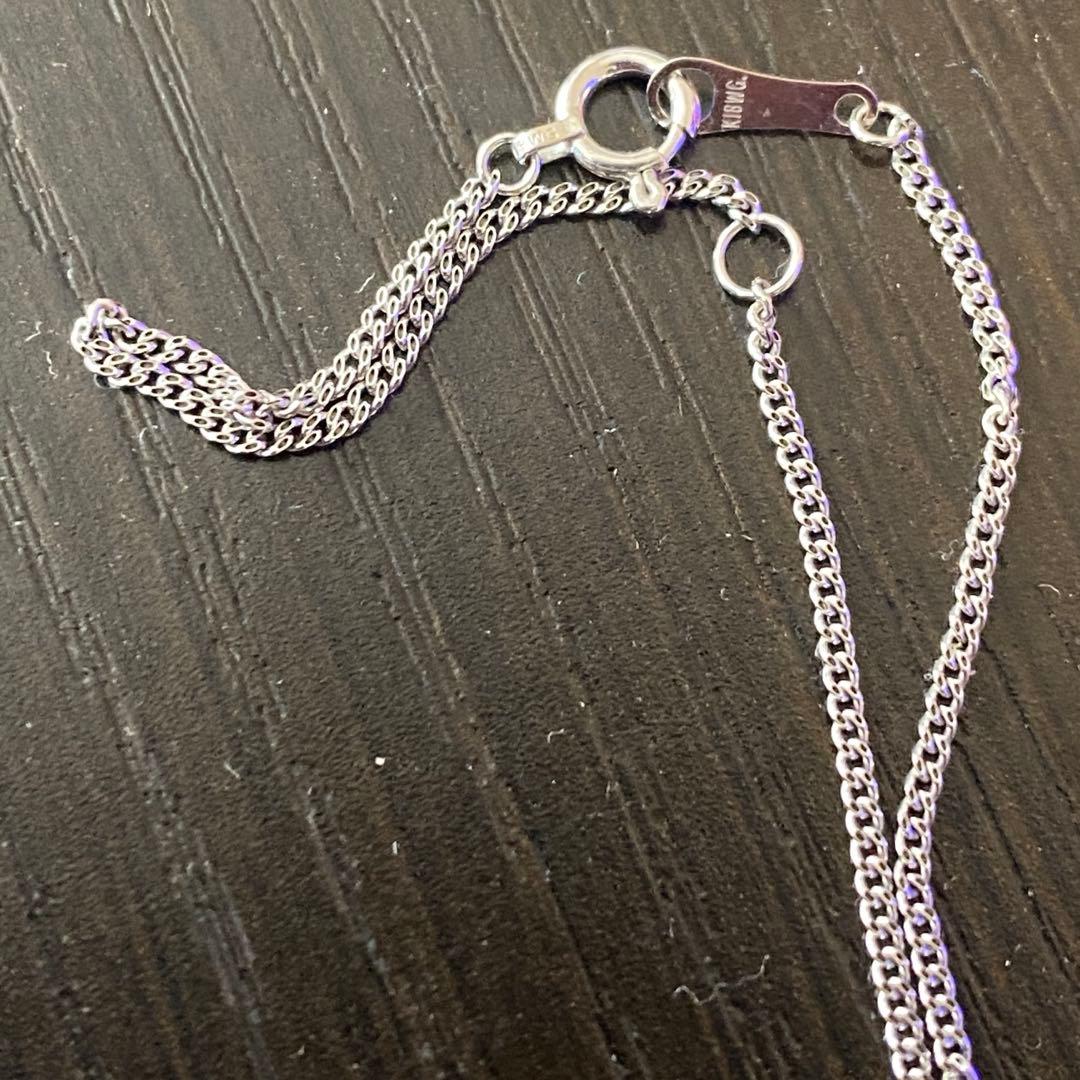 美品　k18 WG 18金喜平　ネックレス　チェーン　50㎝　ホワイトゴールド