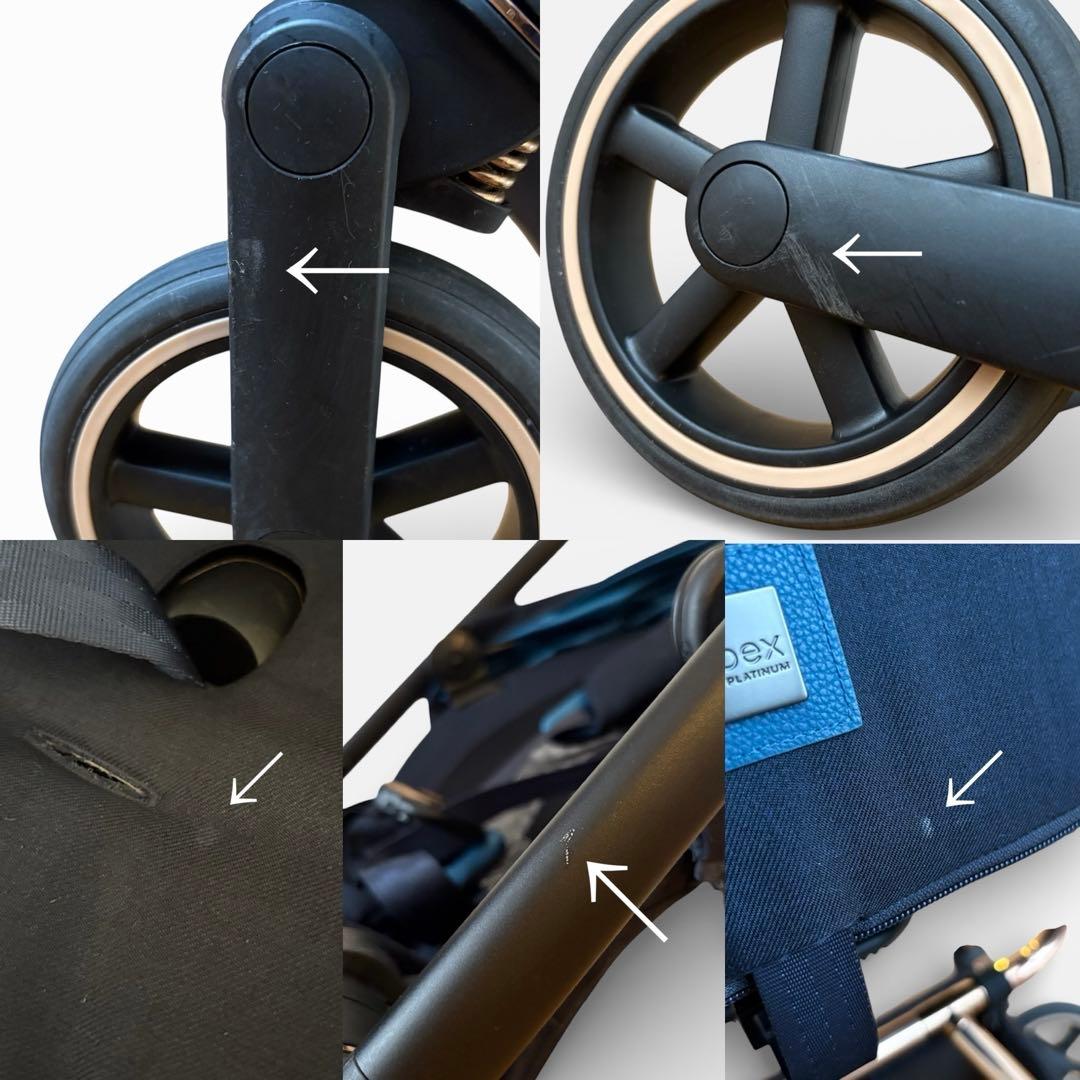 L*a様 ✨極美品✨cybex MIOS ベビーカー ローズゴールド ネイビー