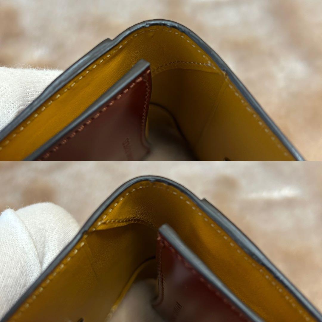 ソメスサドルコードバンカード入れ付きケース小銭入れスリムウォレットミニ財布