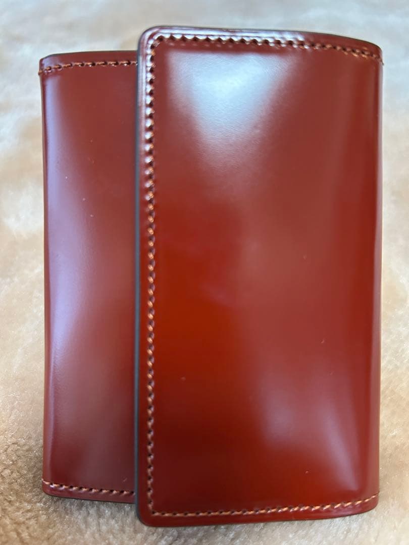 ソメスサドルコードバンカード入れ付きケース小銭入れスリムウォレットミニ財布