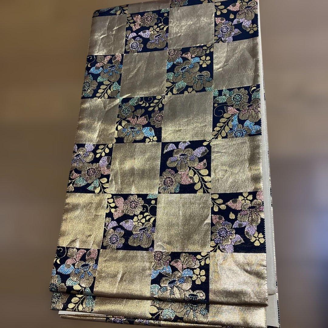 成人式　卒業式　正絹振袖、袋帯セット